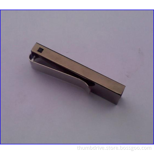 Metal Slim Tie Clip Usb Flashdrives Free Shipment